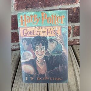 Big Thick Harry Potter And The Goblet Of Fire Hardcover Chapter Book Dust Cover